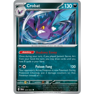 Crobat 29/64 Pokemon TCG Scarlet & Violet Shrouded Fable