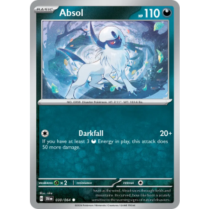 Absol 30/64 Pokemon TCG Scarlet & Violet Shrouded Fable