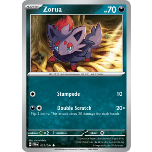 Zorua 31/64 Pokemon TCG Scarlet & Violet Shrouded Fable