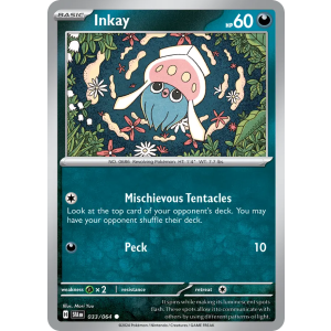 Inkay 33/64 Pokemon TCG Scarlet & Violet Shrouded Fable