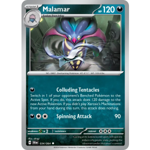 Malamar 34/64 Pokemon TCG Scarlet & Violet Shrouded Fable