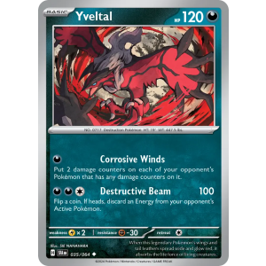 Yveltal 35/64 Pokemon TCG Scarlet & Violet Shrouded Fable