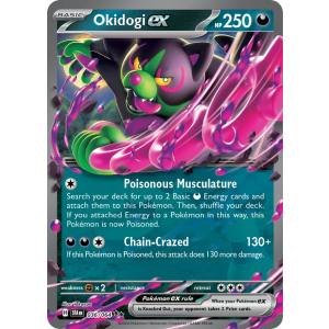 Double Rare Okidogi ex 36/64 Pokemon TCG Scarlet & Violet Shrouded Fable