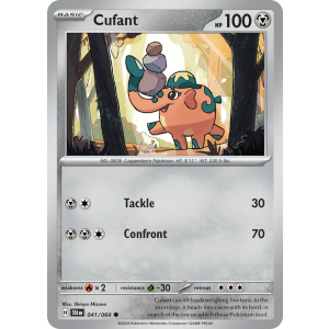 Cufant 41/64 Pokemon TCG Scarlet & Violet Shrouded Fable