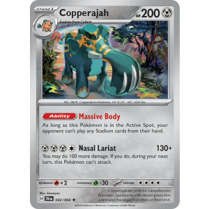 Copperajah 42/64 Pokemon TCG Scarlet & Violet Shrouded Fable