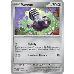 Varoom 43/64 Pokemon TCG Scarlet & Violet Shrouded Fable