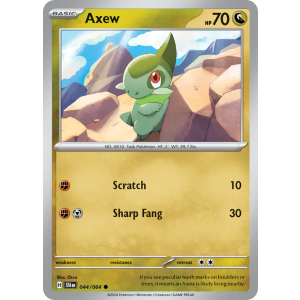 Axew 44/64 Pokemon TCG Scarlet & Violet Shrouded Fable