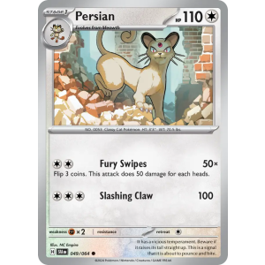 Persian 49/64 Pokemon TCG Scarlet & Violet Shrouded Fable