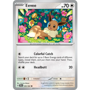 Eevee 50/64 Pokemon TCG Scarlet & Violet Shrouded Fable