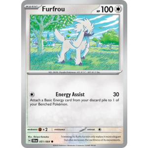 Furfrou 51/64 Pokemon TCG Scarlet & Violet Shrouded Fable