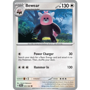 Bewear 53/64 Pokemon TCG Scarlet & Violet Shrouded Fable