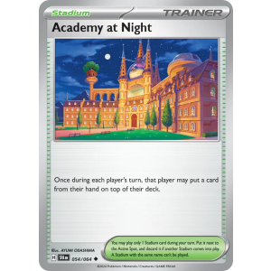 Academy at Night 54/64 Pokemon TCG Scarlet & Violet Shrouded Fable