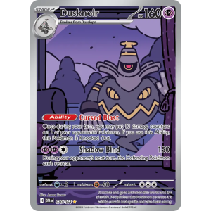 Illustration Rare Dusknoir 70/64 Pokemon TCG Scarlet & Violet Shrouded Fable