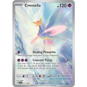 Illustration Rare Cresselia 71/64 Pokemon TCG Scarlet & Violet Shrouded Fable