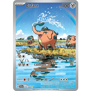 Illustration Rare Cufant 76/64 Pokemon TCG Scarlet & Violet Shrouded Fable