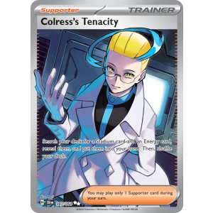 Ultra Rare Colress's Tenacity 87/64 Pokemon TCG Scarlet & Violet Shrouded Fable