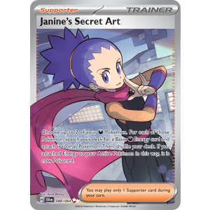 Ultra Rare Janine's Secret Art 88/64 Pokemon TCG Scarlet & Violet Shrouded Fable