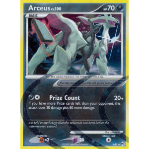 Arceus AR1/99 Pokemon TCG Platinum Arceus