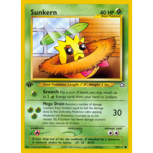 Sunkern 78/111 Pokemon TCG Neo Neo Genesis