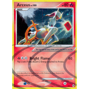 Arceus AR3/99 Pokemon TCG Platinum Arceus