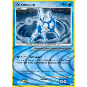 Arceus AR4/99 Pokemon TCG Platinum Arceus