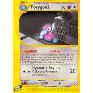 Porygon2 28/147 Pokemon TCG E-Card Aquapolis