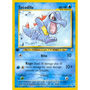 Totodile 80/111 Pokemon TCG Neo Neo Genesis