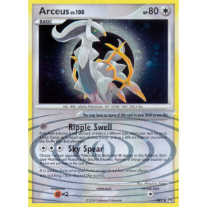 Arceus AR5/99 Pokemon TCG Platinum Arceus