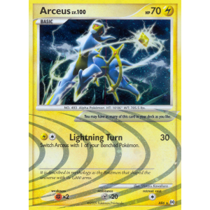 Arceus AR6/99 Pokemon TCG Platinum Arceus