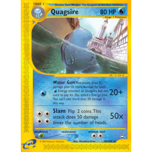 Quagsire 30/147 Pokemon TCG E-Card Aquapolis