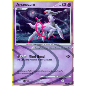 Arceus AR7/99 Pokemon TCG Platinum Arceus