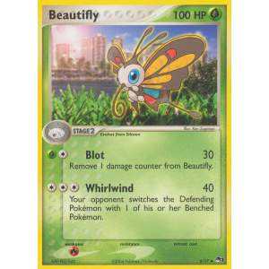 Beautifly 6/17 Pokemon TCG POP POP Series 1