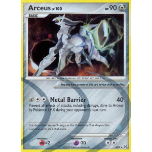 Arceus AR9/99 Pokemon TCG Platinum Arceus