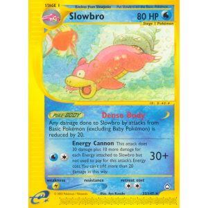 Slowbro 33/147 Pokemon TCG E-Card Aquapolis