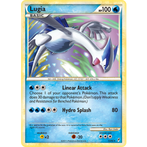 Rare Holo Lugia 15/95 Pokemon TCG HeartGold & SoulSilver Call of Legends