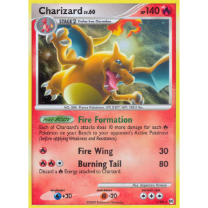 Rare Holo Charizard 1/99 Pokemon TCG Platinum Arceus