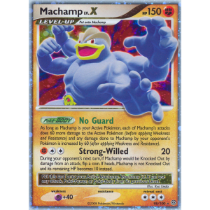 Rare Holo LV.X Machamp LV.X 98/100 Pokemon TCG Diamond & Pearl Stormfront