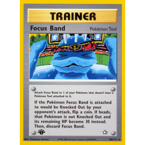 Focus Band 86/111 Pokemon TCG Neo Neo Genesis