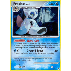 Rare Holo Froslass 2/99 Pokemon TCG Platinum Arceus