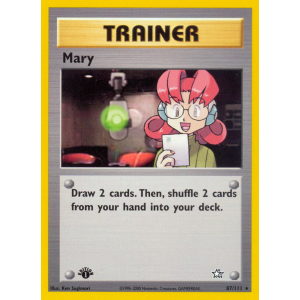 Mary 87/111 Pokemon TCG Neo Neo Genesis