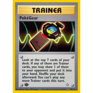 PokéGear 88/111 Pokemon TCG Neo Neo Genesis