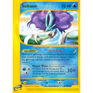 Suicune 37/147 Pokemon TCG E-Card Aquapolis