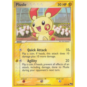 Plusle 13/17 Pokemon TCG POP POP Series 1