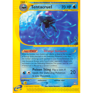 Tentacruel 38/147 Pokemon TCG E-Card Aquapolis