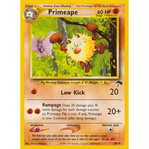  Primeape 18/18 Pokemon TCG Other Southern Islands