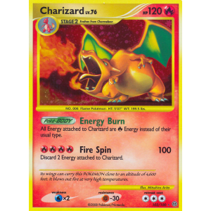 Rare Secret Charizard 103/100 Pokemon TCG Diamond & Pearl Stormfront