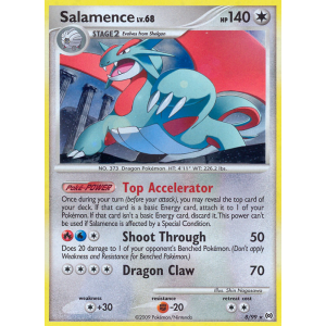 Rare Holo Salamence 8/99 Pokemon TCG Platinum Arceus