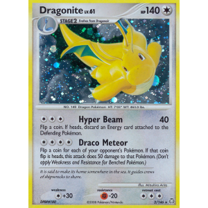 Rare Holo Dragonite 2/146 Pokemon TCG Diamond & Pearl Legends Awakened