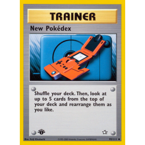 New Pokédex 95/111 Pokemon TCG Neo Neo Genesis