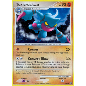 Rare Holo Toxicroak 11/99 Pokemon TCG Platinum Arceus